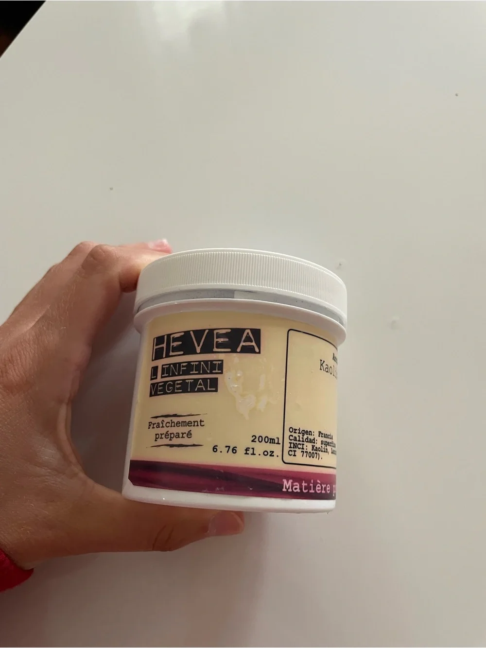 Hevea Kaolin Azul Face Mask
